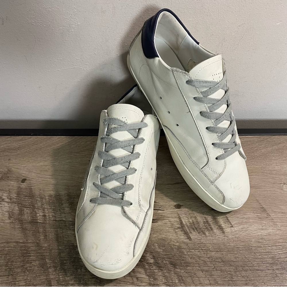 Men's GOLDEN GOOSE Super Star SUEDE STAR Low Top SNEAKERS Athletic SHOES 44 - Picture 3 of 8